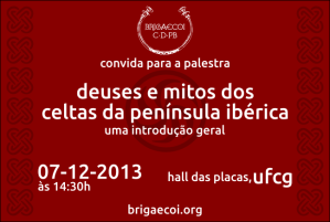 Convite para última palestra de 2013